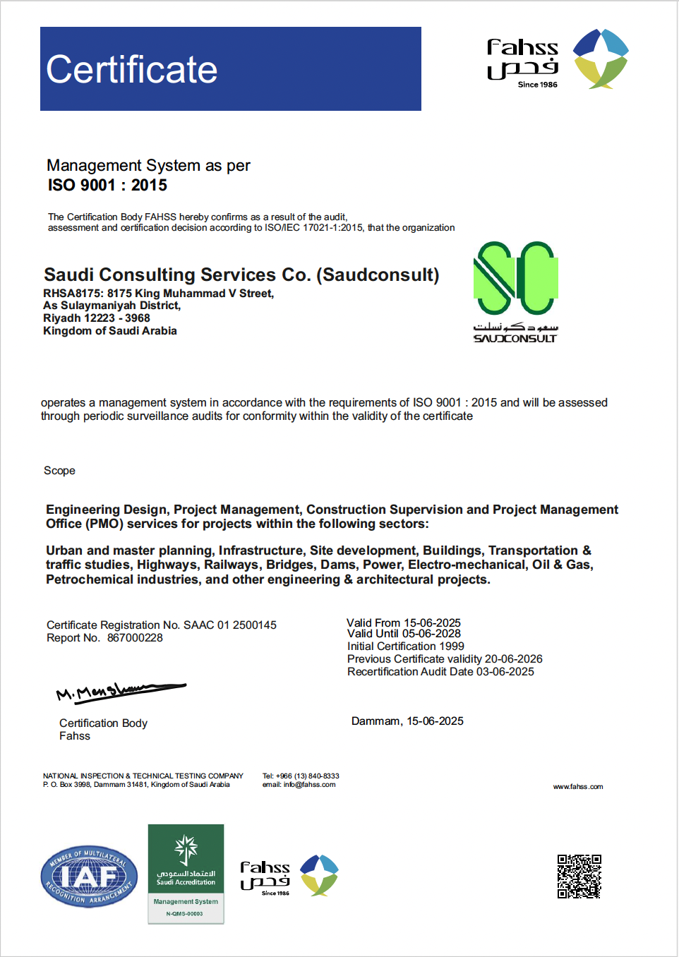 ISO 9001: 2015